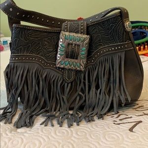 Trinity Ranch Leather Conceal Carry Purse